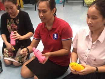 Sufficiency Economy for Preschool
Children by Assoc. Prof. Dr. Nantiyan
Noychan at Faculty of Education, Suan
Sunandha Rajabhat University