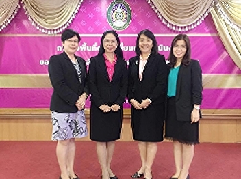 Assoc.Prof.Dr. Nantiya Noichun, Dean of
Faculty of Education, along with
executives attended the meeting to
pursue the strategy of Rajabhat
University.