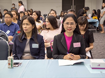 June 12, 2018. Associate Professor Dr.
Nantiya Noichan, Dean of Faculty of
Education, Faculty of Management,
attended the training workshop on
Spiritual Wisdom, Suan Sunandha Rajabhat
University
