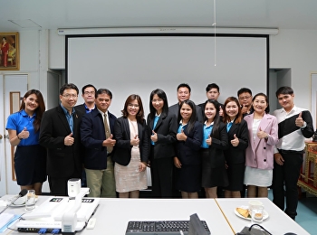 27 มิถุนายน 2561 อาจารย์กรรณิการ์
ภิรมย์รัตน์
รองคณบดีฝ่ายวิจัยและบริการวิชาการ
ต้อนรับ คณะครุศาสตร์
มหาวิทยาลัยราชภัฏกำแพงเพชร
เข้าศึกษาดูงานการบริหารงานวิจัยของคณะครุศาสตร์
เพื่อการแลกเปลี่ยนเรียนรู้
เพิ่มประสิทธิภาพและประสิทธิผลในด้านการบริหารการวิจัยใ