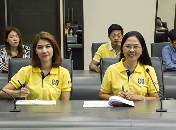 10 กรกฎาคม 2561 รองศาสตราจารย์
ดร.นันทิยา น้อยจันทร์ คณบดีคณะครุศาสตร์
พร้อมด้วยนางสาวเมศินี อยู่ยั่งยืน
นักวิเคราะห์นโยบายและแผน
เข้าร่วมการประชุมคณะกรรมการดำเนินงานทบทวนแผนยุทธศาสตร์
ระยะ 5 ปี (พ.ศ.2560-2564)
และจัดทำแผนปฏิบัติการประจำปีงบประมาณ
พ.ศ.256