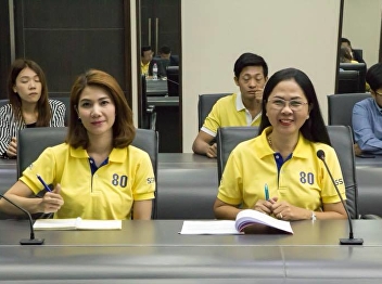 July 10, 2018. Associate Professor Dr.
Nantiyya Noichan, Dean of Faculty of
Education Along with Ms. Mesinee
Sustainability, policy analyst and
planner To participate in the meeting of
the committee to review the five-year
strategic plan (2017-2021) and t