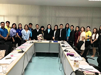 วันที่ 10 สิงหาคม 2561 รศ.ดร.นันทิยา
น้อยจันทร์
เป็นประธานโครงการพัฒนาความพร้อมของบุคลากรสายสนับสนุนวิชาการในการเข้าสู่ตำแหน่งที่สูงขึ้น
โดย มี นายชำนิ นิลอรุณ
ผู้อำนวยการบริหารกองบุคคล และ อาจารย์
สมปอง วิชุพงษ์ เป็นวิทยากร
ณห้องประชุม1124