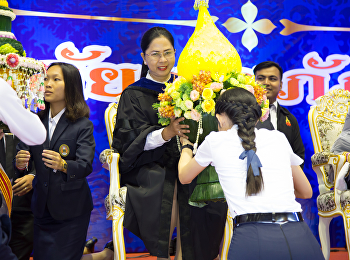 6 กันยายน 2561 รองศาสตราจารย์ ดร.นันทิยา
น้อยจันทร์ คณบดีคณะครุศาสตร์ พร้อมด้วย
ผู้บริหาร คณาจารย์ เข้าร่วม พิธีไหว้ครู
ประจำปีการศึกษา 2561
มหาวิทยาลัยราชภัฏสวนสุนันทา