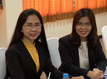 20 สิงหาคม 2561 รองศาสตราจารย์
ดร.นันทิยา น้อยจันทร์ คณบดีคณะครุศาสตร์
มหาวิทยาลัยราชภัฏสวนสุนันทา. พร้อมด้วย
อาจารย์ ดร.กรรณิการ์ ภิรมย์รัตน์รองคณบดี
ฝ่ายวิจัยและบริการวิชาการ