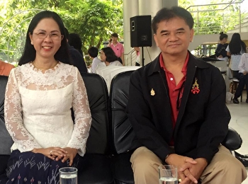 9 กันยายน 2561 รองศาสตราจารย์ ดร.
นันทิยา น้อยจันทร์
เข้าร่วมพิธีทำบุญสาขาวิชาและกิจกรรมเฉลยสายรหัส
ประจำปีการศึกษา 2561 สาขาวิชาสังคมศึกษา
คณะครุศาสตร์ มหาวิทยาลัยราชภัฏสวนสุนันทา