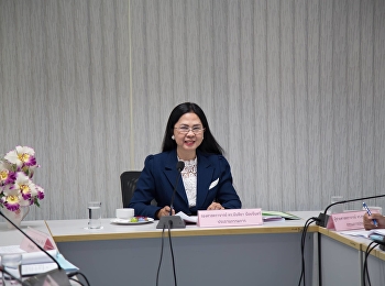 รองศาสตราจารย์ ดร.นันทิยา น้อยจันทร์
คณบดีครุศาสตร์ เป็นประธาน
การประชุมกรรมการบริหารคณะครุศาสตร์