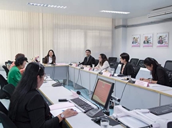 The meeting of the committee of the
Faculty of Education, 10/2561, at the
meeting room 1124, Faculty of Education,
Suan Sunandha Rajabhat University.