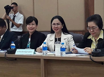 รองศาสตราจารย์ ดร.นันทิยา น้อยจันทร์
คณบดีคณะครุศาสตร์ พร้อมด้วย อาจารย์
ดร.อัญชนา สุขสมจิตร รองคณบดีฝ่ายวิชาการ
เข้าร่วมการประชุมการพัฒนาคุณภาพการศึกษาของโรงเรียนสังกัดกรุงเทพมหานครร่วมกับมหาวิทยาลัย
ครั้งที่ 1/2562