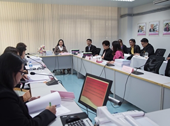 12 กุมภาพันธ์ 2562
การประชุมคณะกรรมการประจำคณะครุศาสตร์ ณ
ห้องประชุม 1124
มหวิทยาลัยราชภัฏสวนสุนันทา