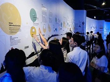 4th year students in the field of Social
Studies, Faculty of Education, Suan
Sunandha Rajabhat University,
participated in a study visit on CSR
(Social Responsibility)