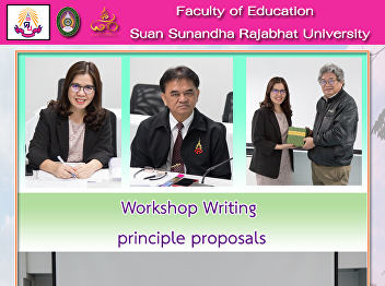 Workshop Writing principle proposals