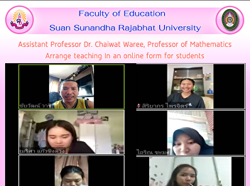 Assistant Professor Dr. Chaiwat Waree,
Professor of Mathematics Arrange
teaching In an online form for students
