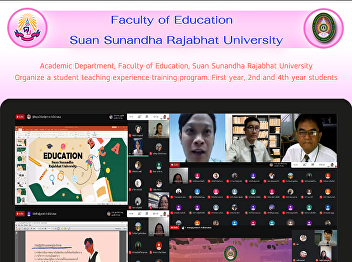 Academic Department, Faculty of
Education, Suan Sunandha Rajabhat
University Organize a student teaching
experience training program. First year,
2nd and 4th year students