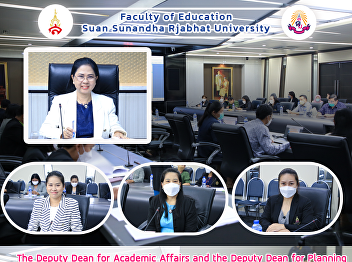 The Deputy Dean for Academic Affairs and
the Deputy Dean for Planning and Quality
Assurance attended the meeting to
clarify and convey the guidelines for
reporting the performance of the fiscal
year 2023.