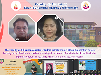 The Faculty of Education organizes
student orientation activities.
Preparation before leaving for
professional experience training
(Practicum 1) for students of the
Graduate Diploma Program in Teaching
Profession and graduate students