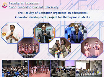The Faculty of Education organized an
educational innovator development
project for third-year students.