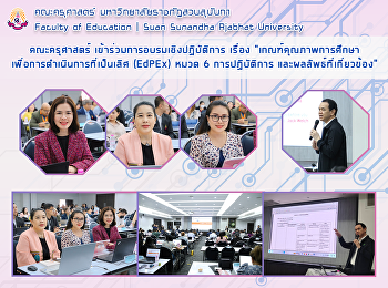 คณะครุศาสตร์ระบบควบคุมการศึกษาในเรื่อง
“เกณฑ์คุณภาพการศึกษาเพื่อความเป็นเลิศ
(EdPEx) หมวด 6
การบรรยายและผลลัพธ์ที่เกี่ยวข้อง