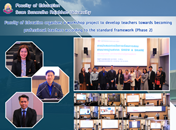 Faculty of Education organizes a
workshop project to develop teachers
towards becoming professional teachers
according to the standard framework
(Phase 2)